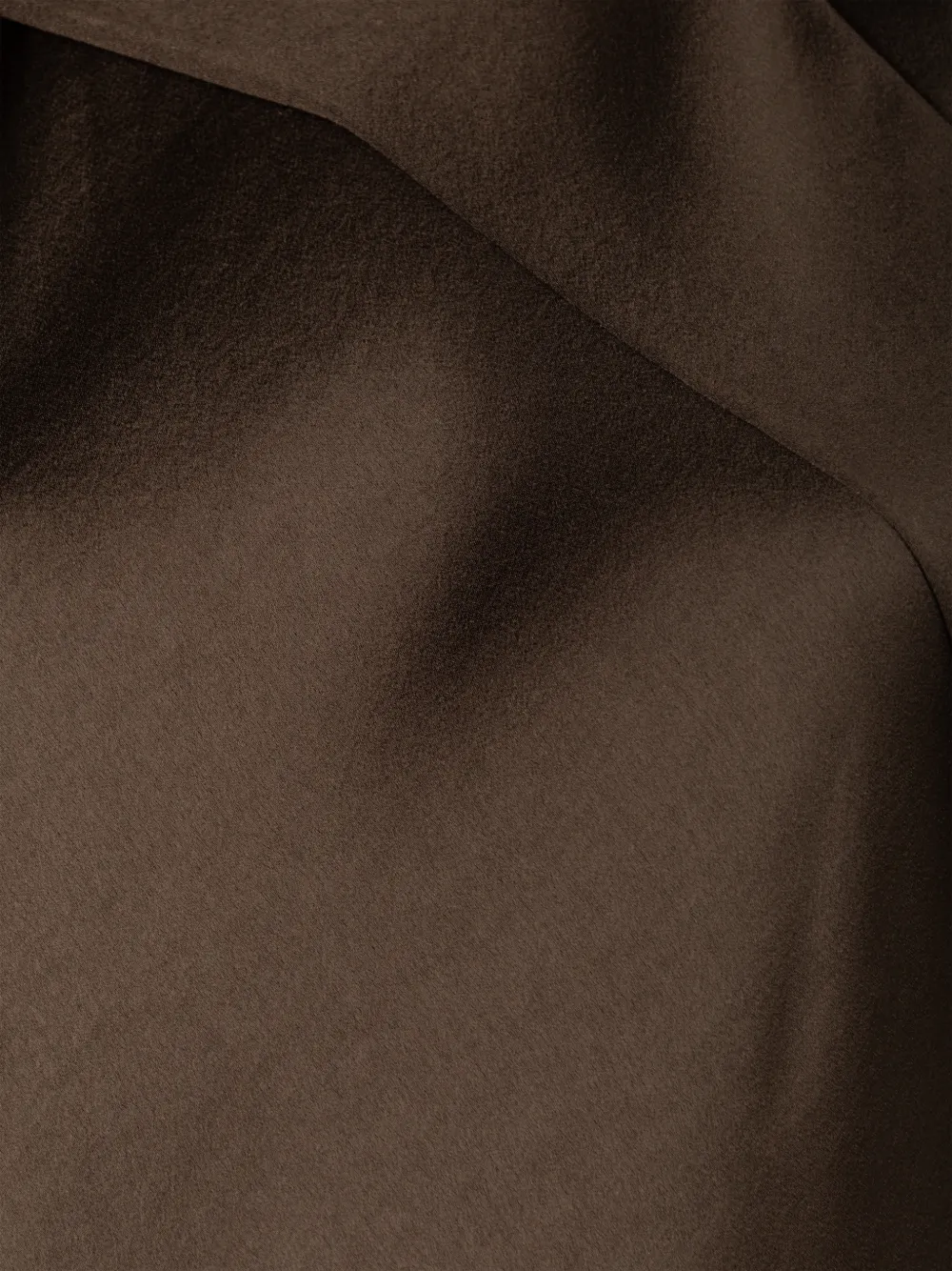 Vince draped scarf-neck maxi dress Bruin