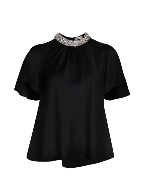 SIMKHAI blusa Loreta con detalles de cristal