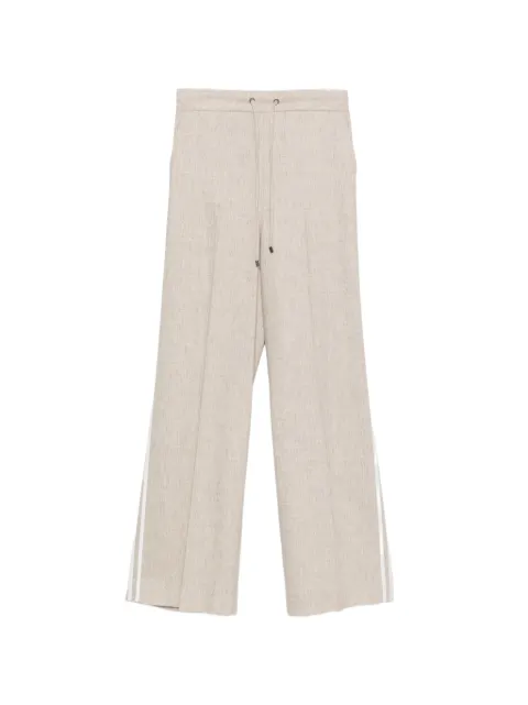 Lorena Antoniazzi side-stripe drawstring trousers