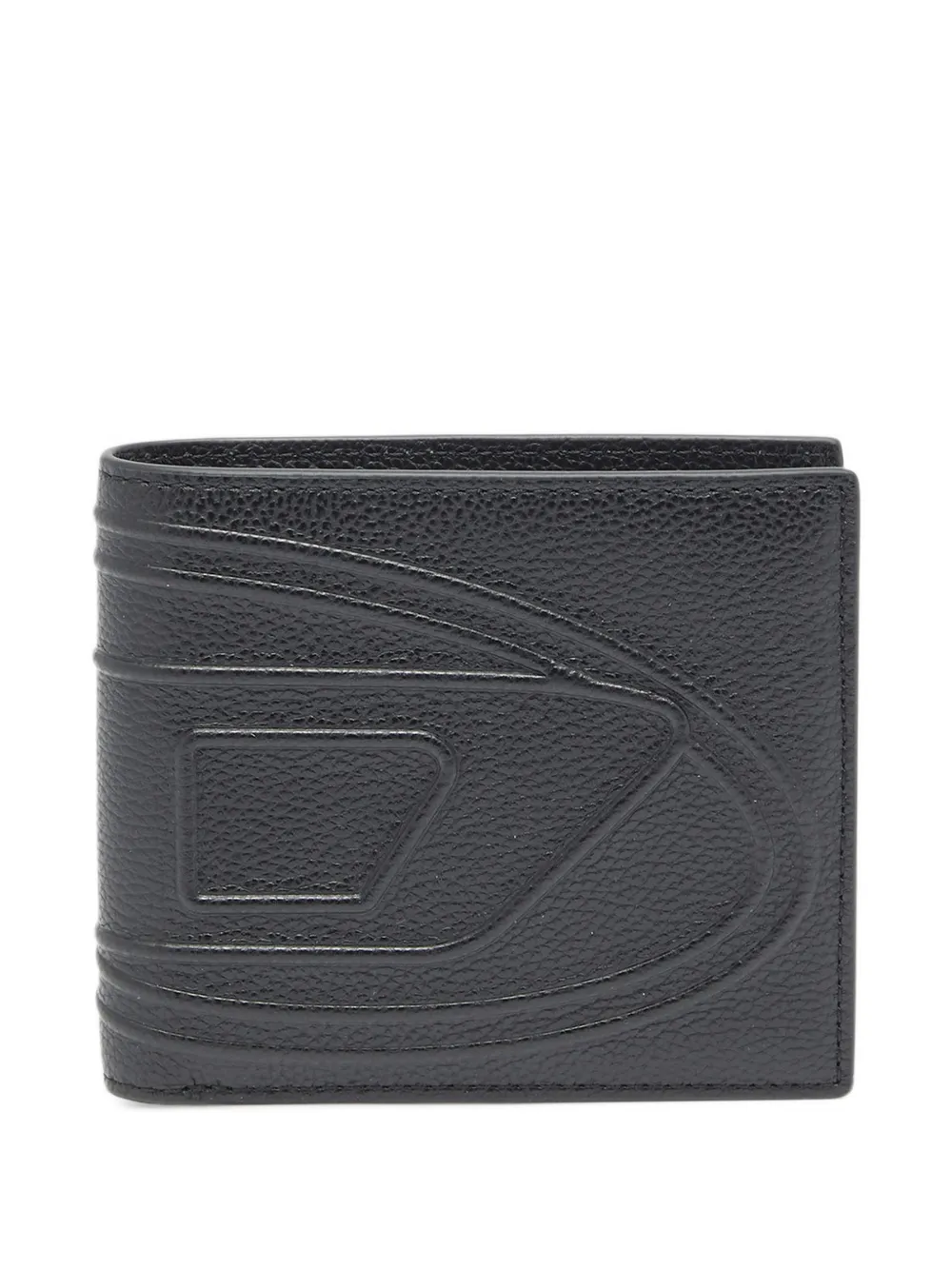 Diesel Portafoglio bi-fold 1DR 2.0 Coin 3D con portamonete - Nero