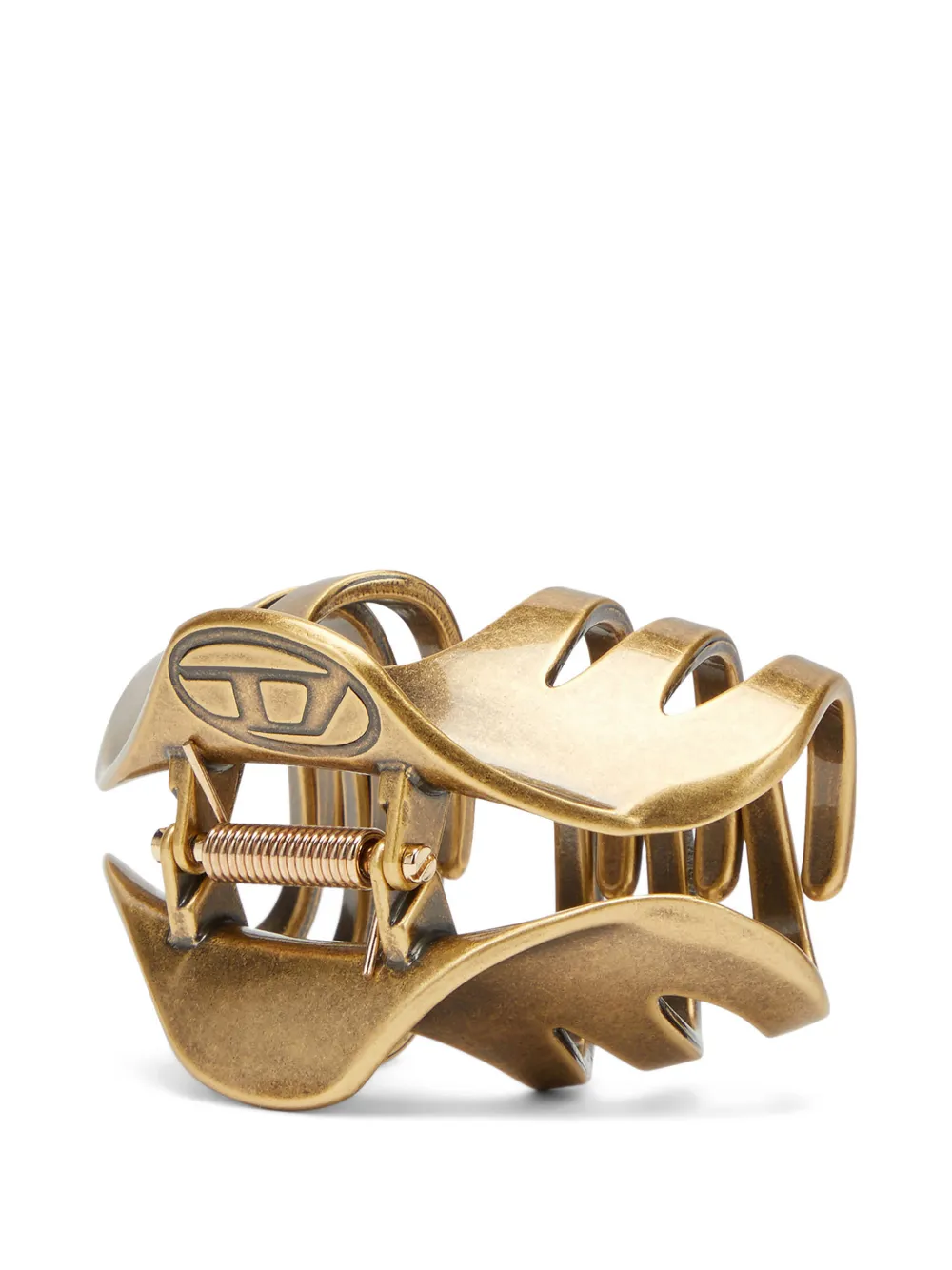 Diesel metal claw hair clip - Oro