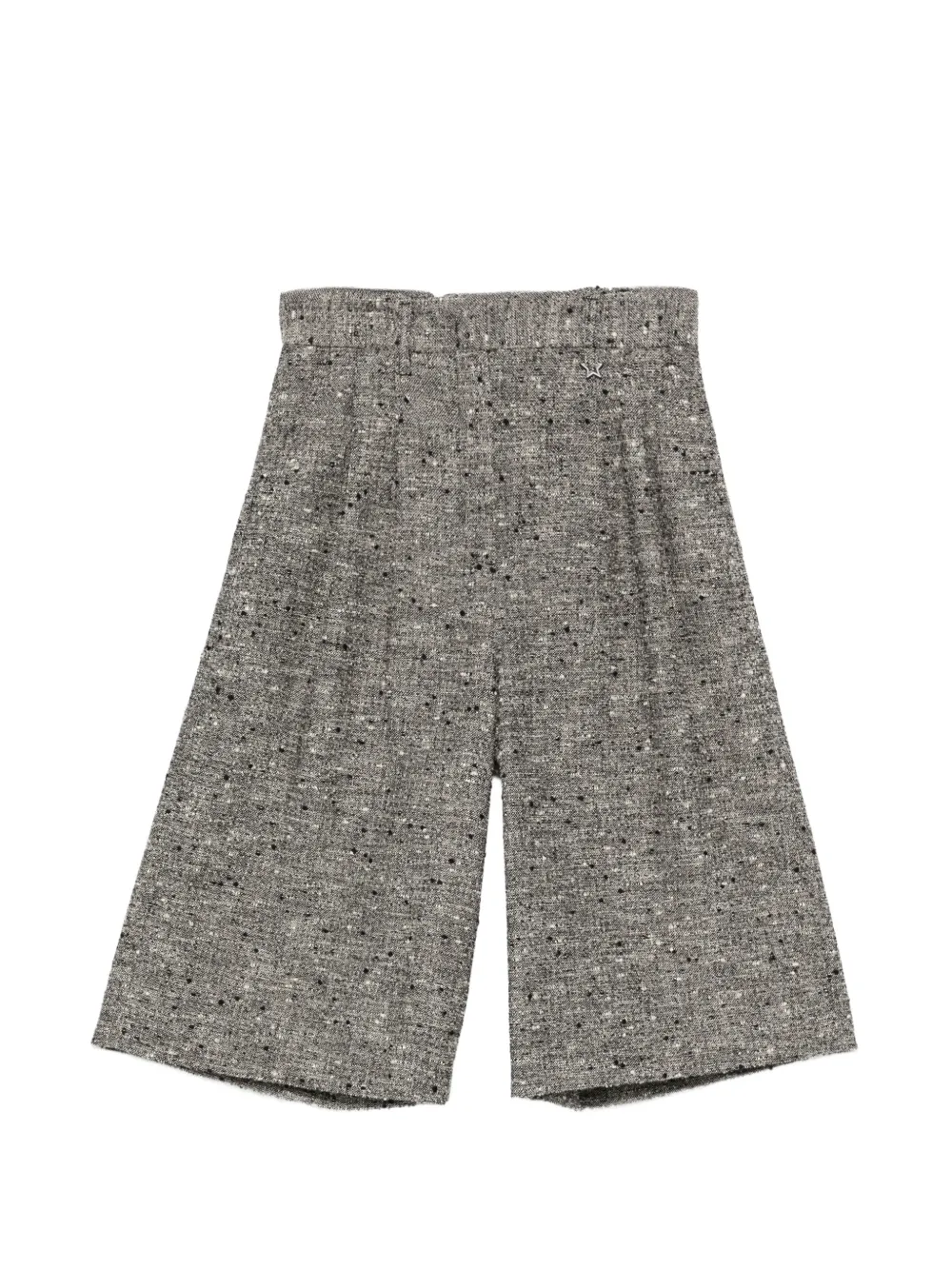 Lorena Antoniazzi tweed wide-leg shorts - Grau