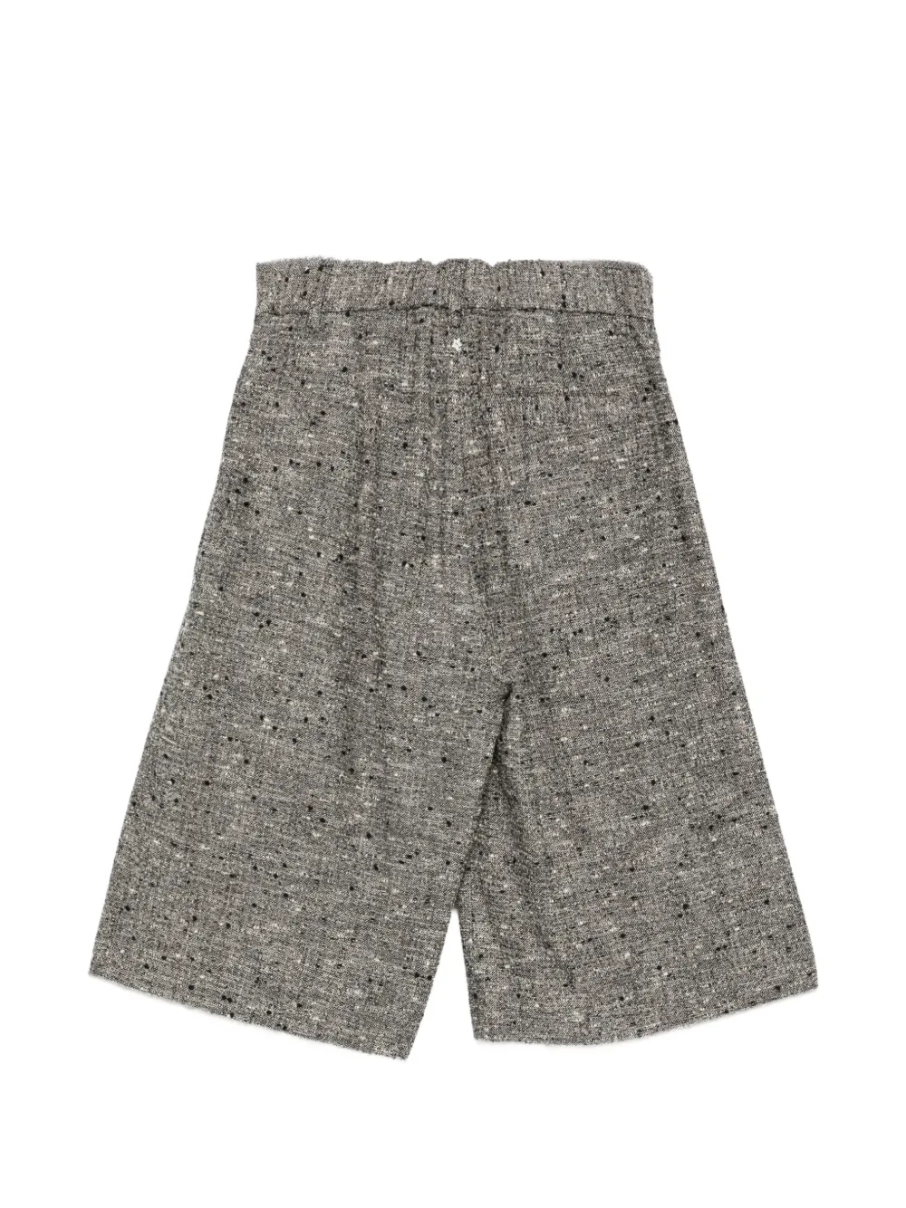 Lorena Antoniazzi tweed wide-leg shorts Grijs