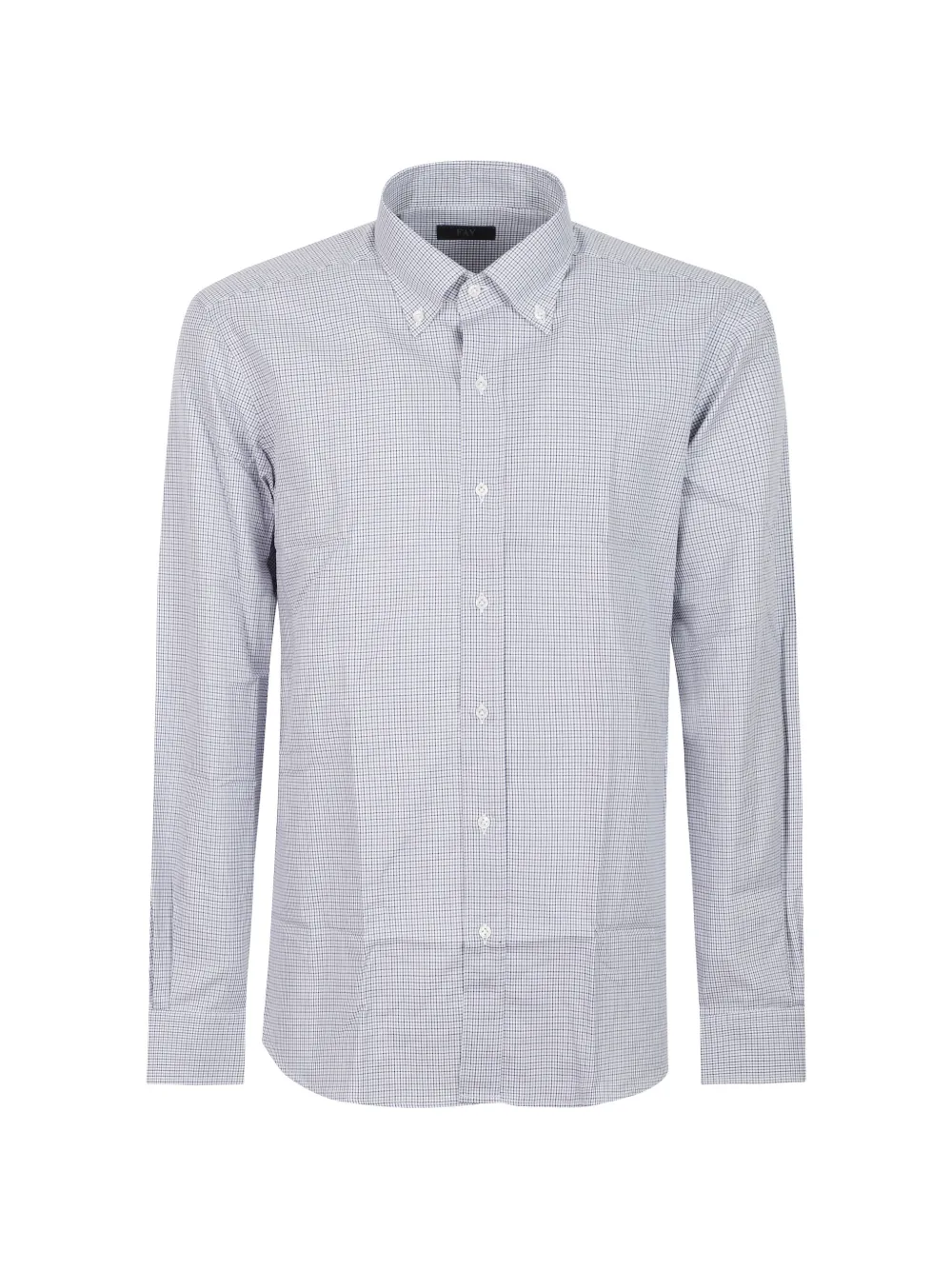 Fay check-pattern button-down shirt | blanco | Image 1