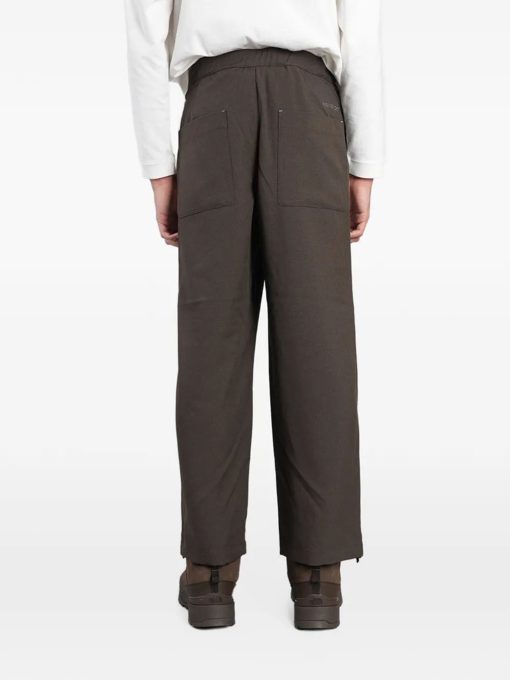 and Wander belted pleated straight-leg trousers Bruin