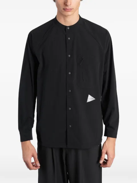 and Wander fleece-back raglan-sleeve shirt
