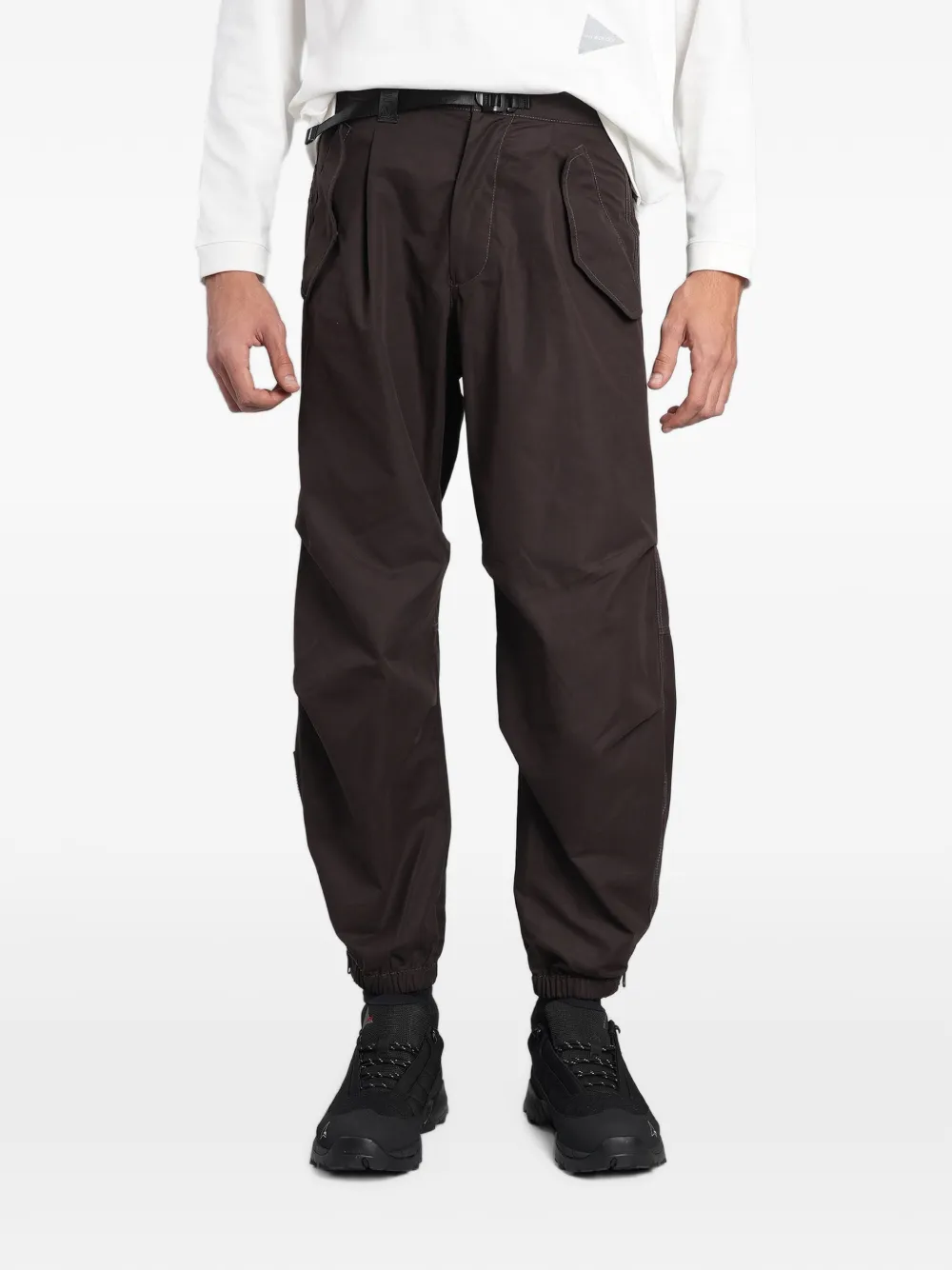 and Wander belted zip-cuff straight-leg cargo trousers | Regular-Fit & Straight Leg Pants | Image 2