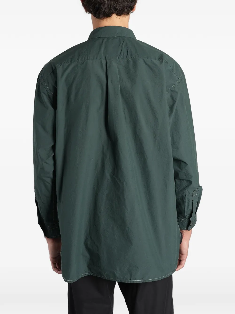 and Wander Cordura logo-print pocket shirt Groen