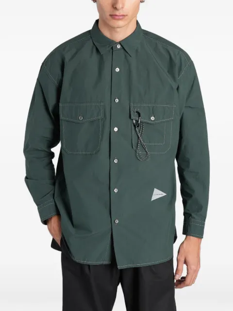and Wander Cordura logo-print pocket shirt