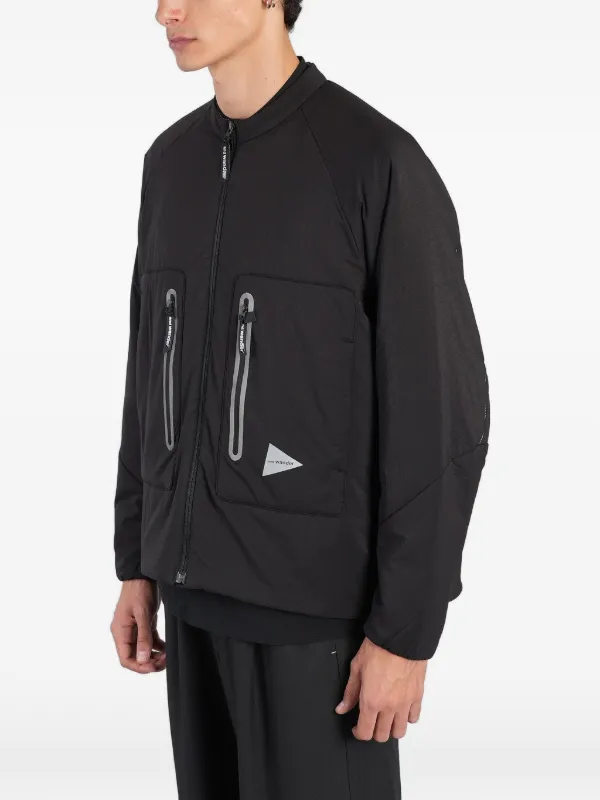 And Wander zip-up pocket-detail Jacket | ブラック | FARFETCH JP