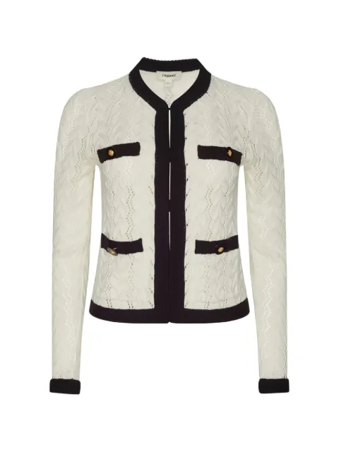 L'Agence Zephyra pointelle cardigan