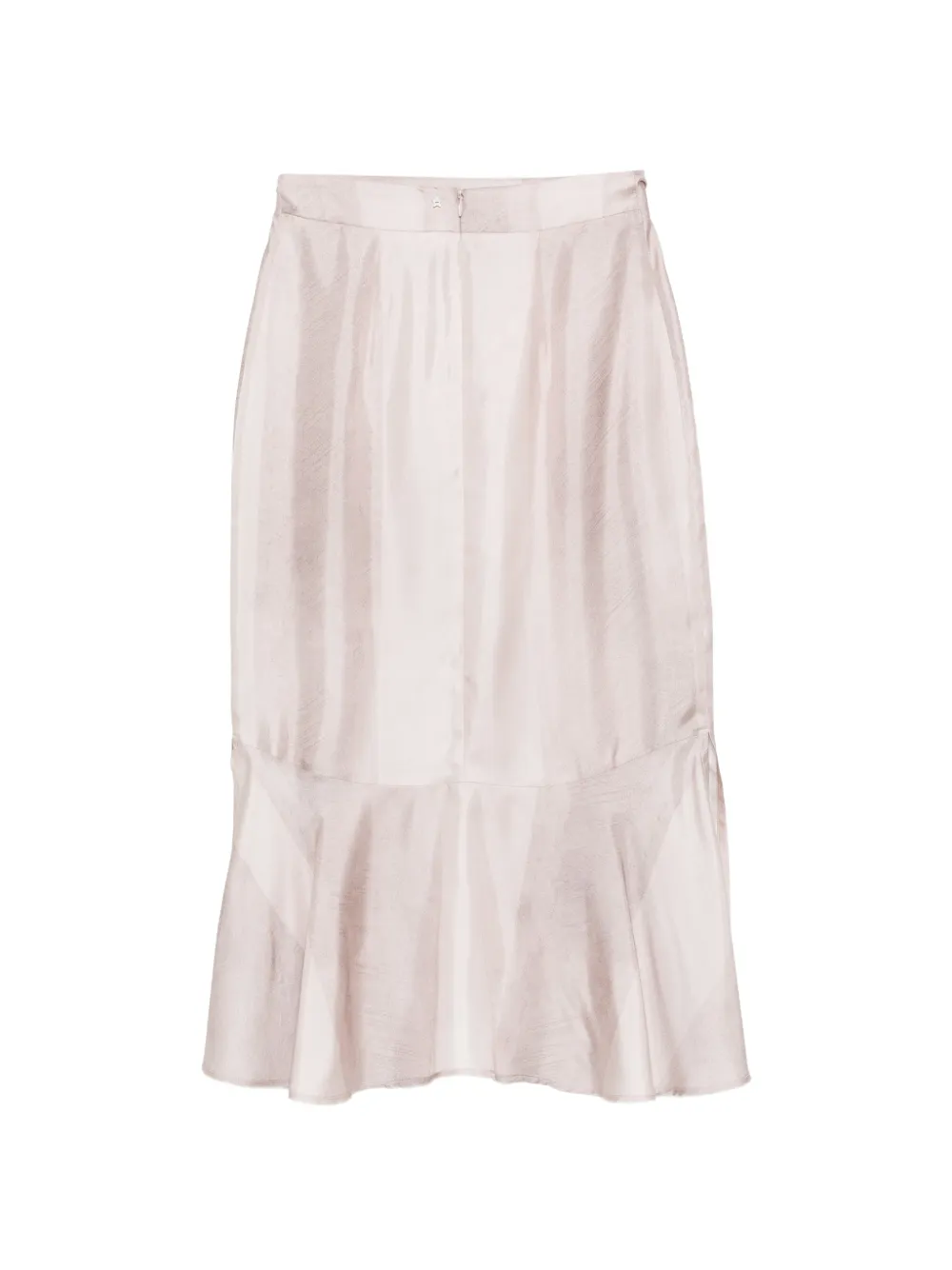 Lorena Antoniazzi silk midi skirt Beige