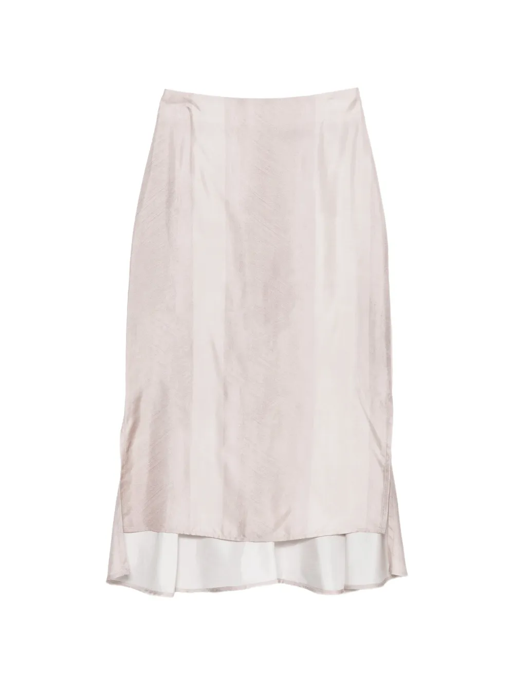 Lorena Antoniazzi Zijden midi-rok Beige