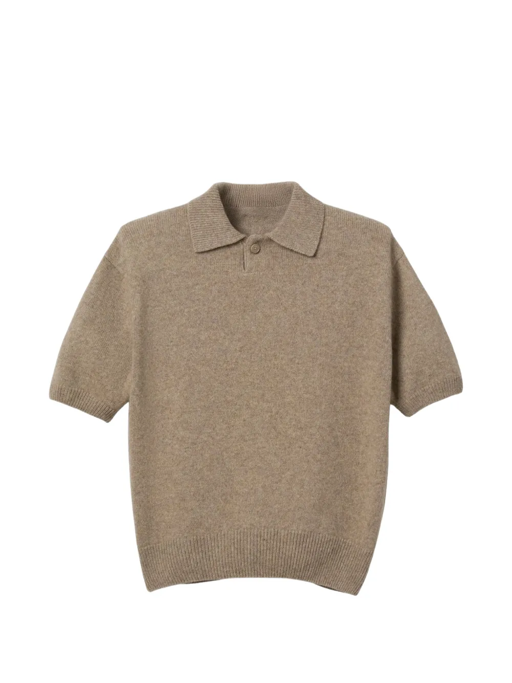 Petar Petrov Sharp Line short-sleeve polo top - Braun