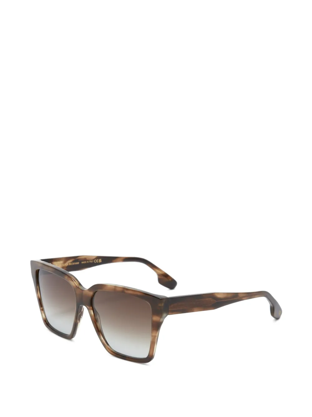 Victoria Beckham Eyewear Soft Square Frame sunglasses Bruin