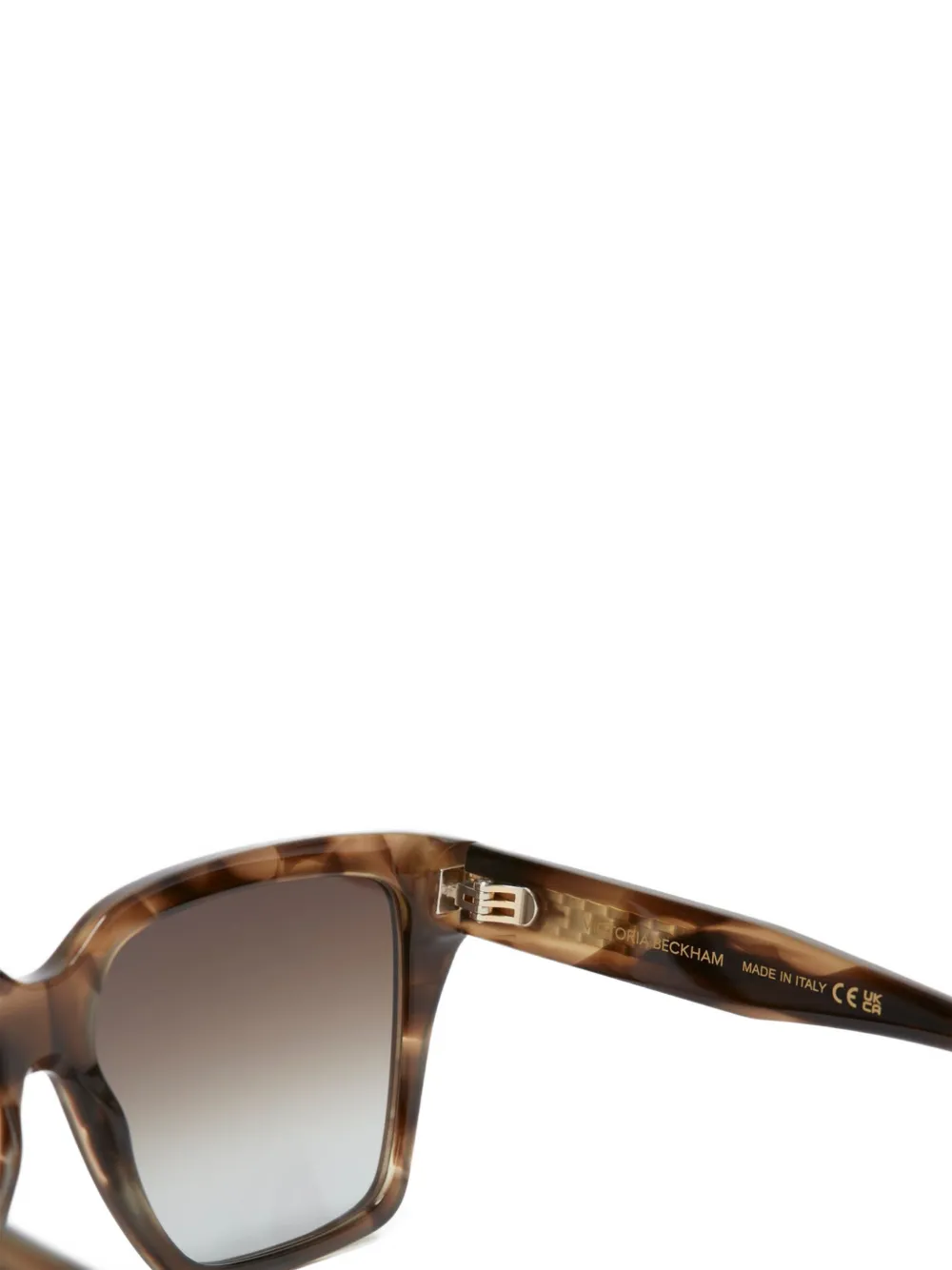 Victoria Beckham Eyewear Soft Square Frame sunglasses Bruin