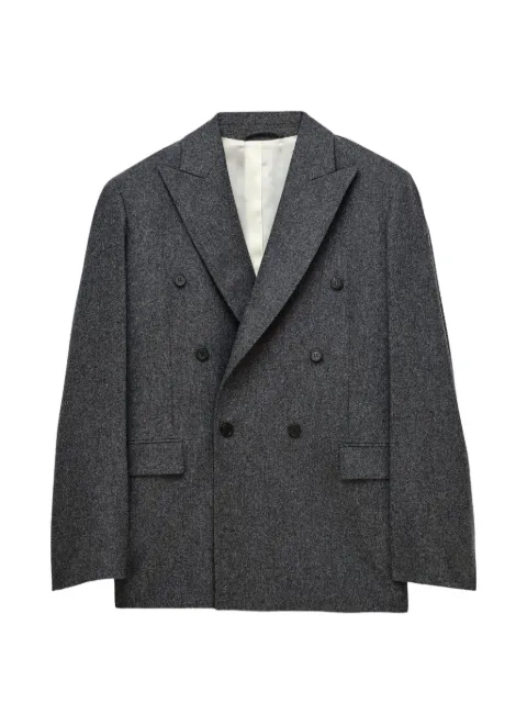 Carven double-breasted peak-lapel blazer