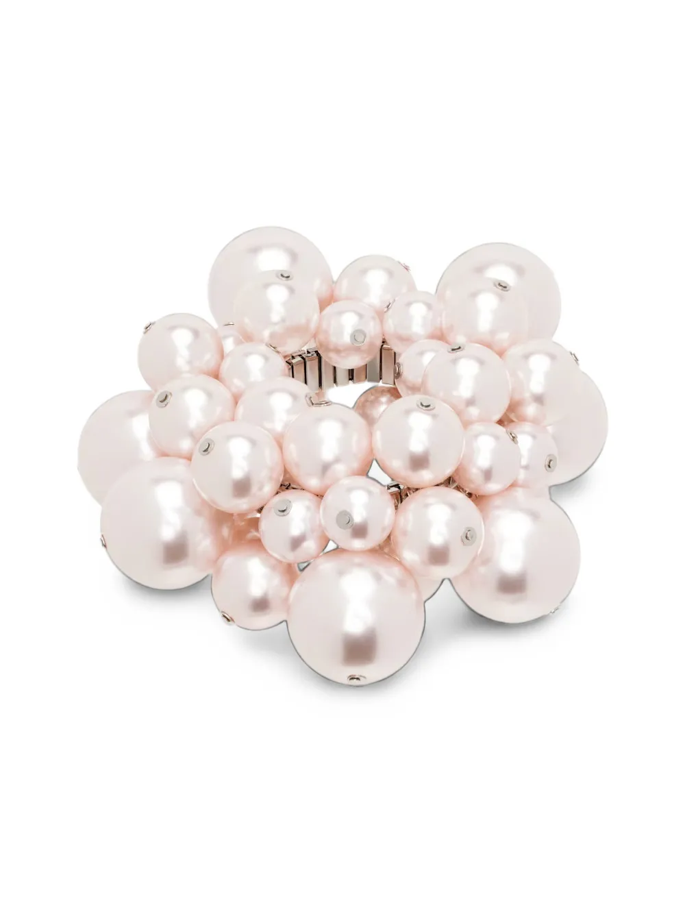 August Barron pearl-embellished cuff bracelet