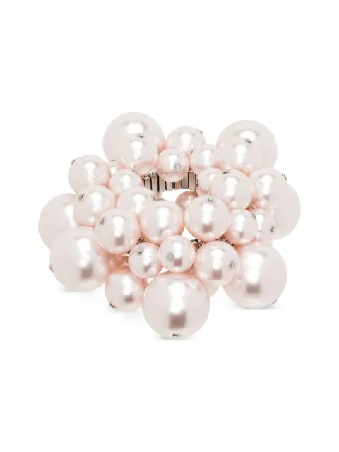 August Barron pearl-embellished cuff bracelet
