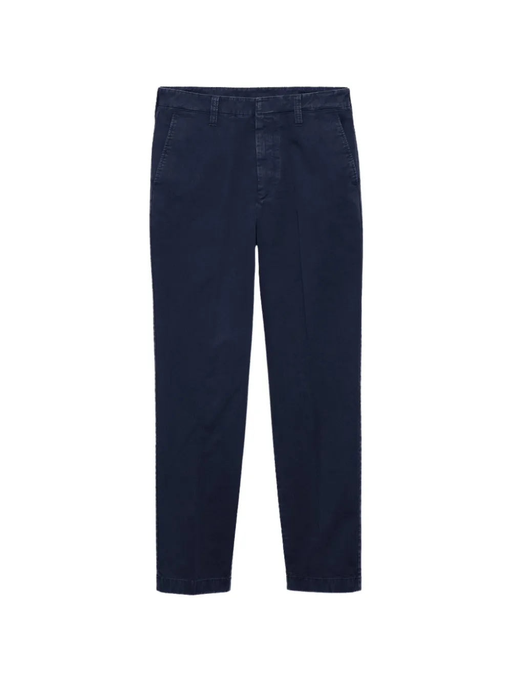 Prada garment-dyed cotton pants - Blau
