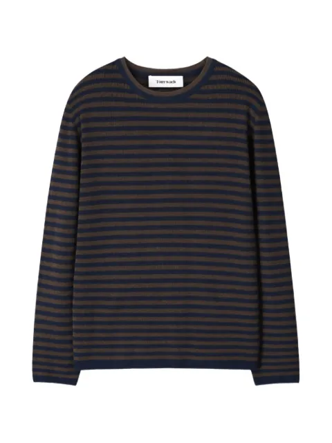 TONYWACK striped crew-neck sweater