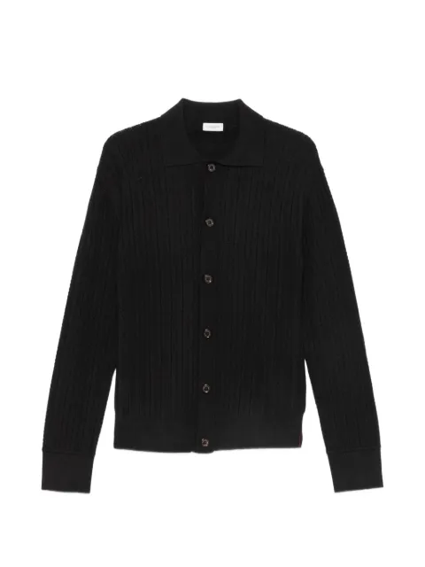 Paolo Pecora cable-knit button-up shirt