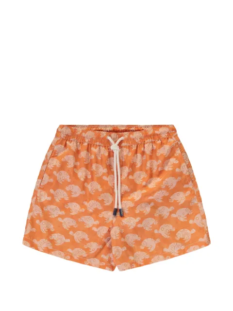 Fedeli turtle-print swim shorts