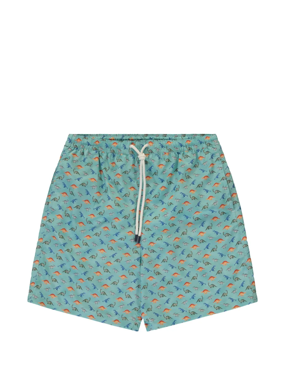 FEDELI Kids dinosaur-print swim shorts Groen