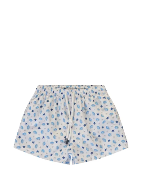 Fedeli graphic-print swim shorts
