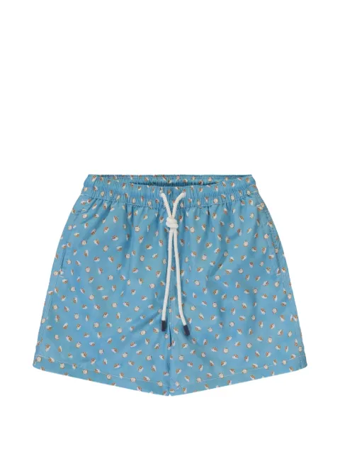 FEDELI Kids sea urchin-print swim trunks
