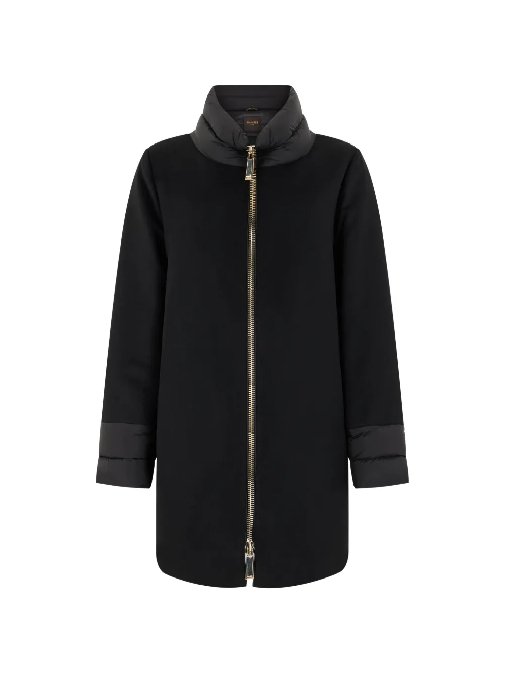 Moorer padded zip-up coat