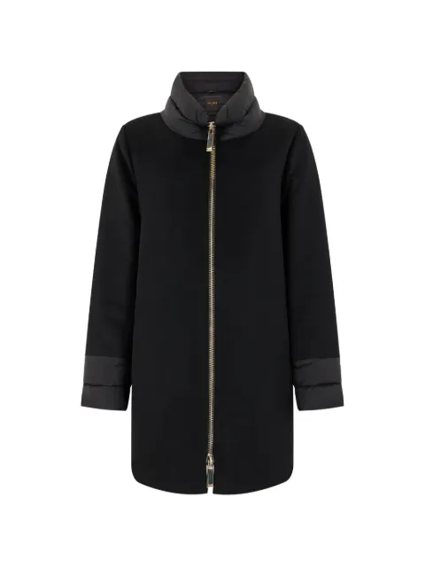 Moorer padded zip-up coat