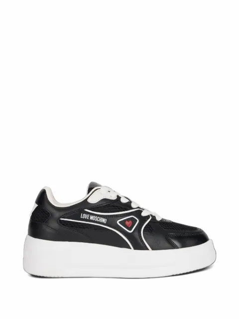 Love Moschino tenis con logo estampado