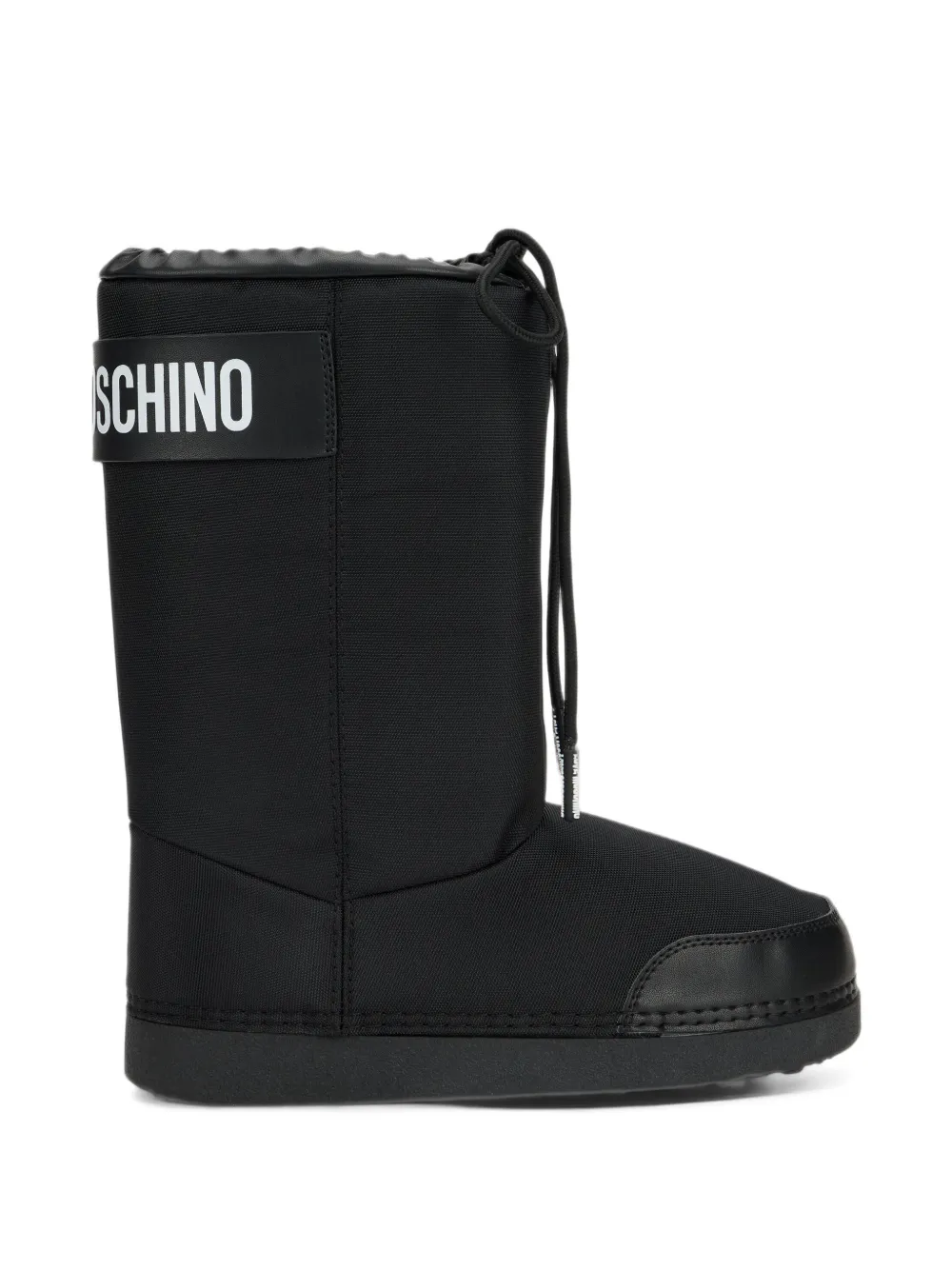 Love Moschino logo-print boots - Nero