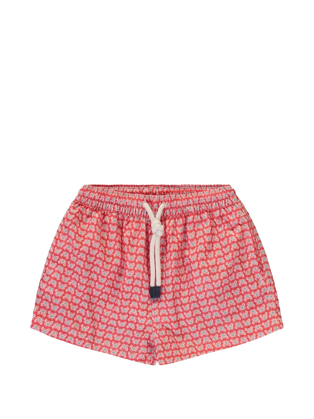 Fedeli crab-print swim shorts - Rouge