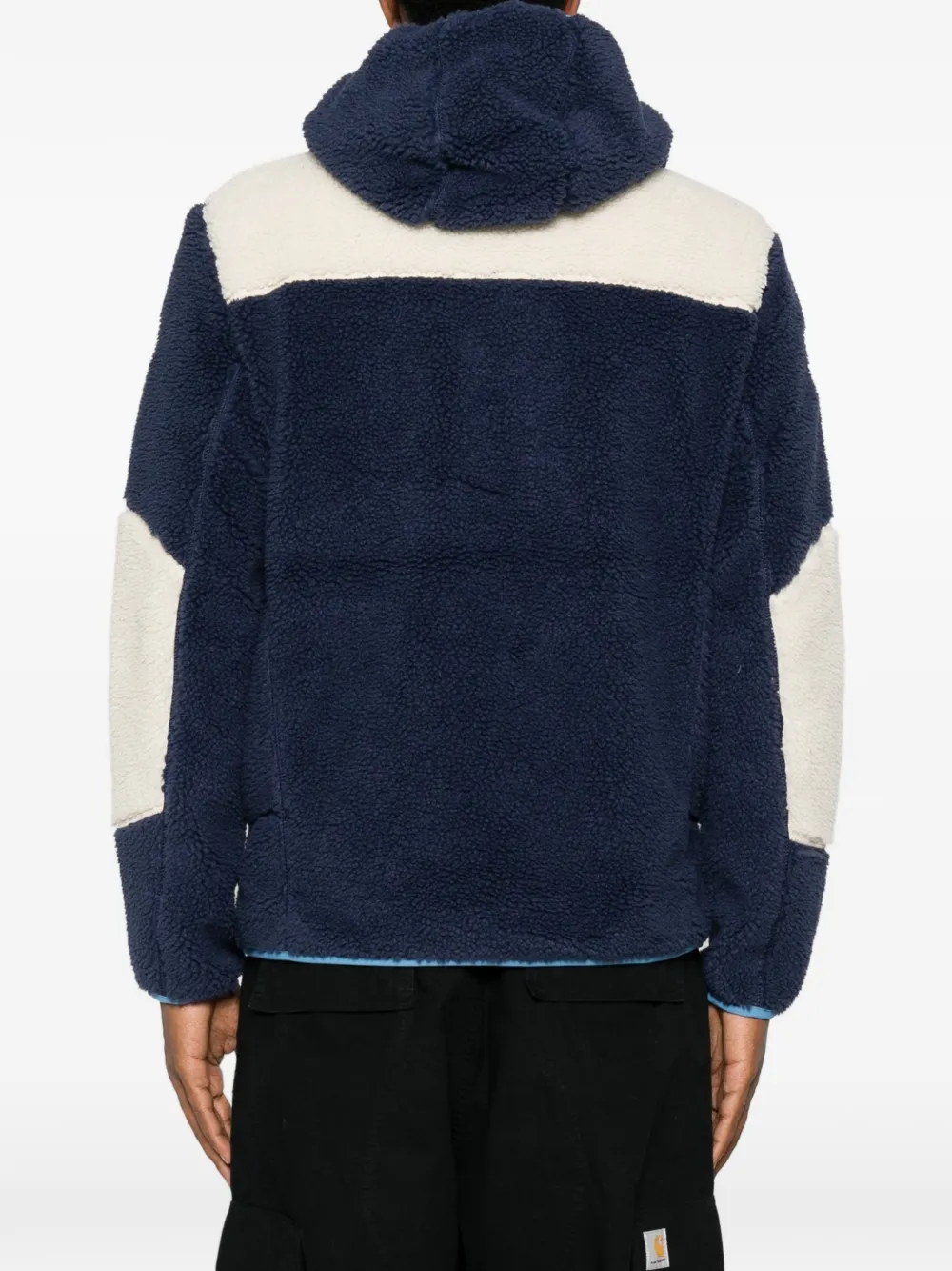 Napapijri Yupik hooded fleece sweater Blauw