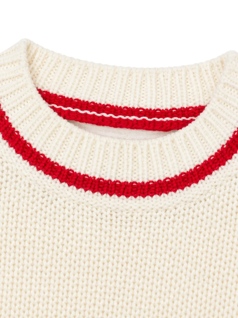 Manuel Ritz Kids colour-block star-embroidered sweater Beige