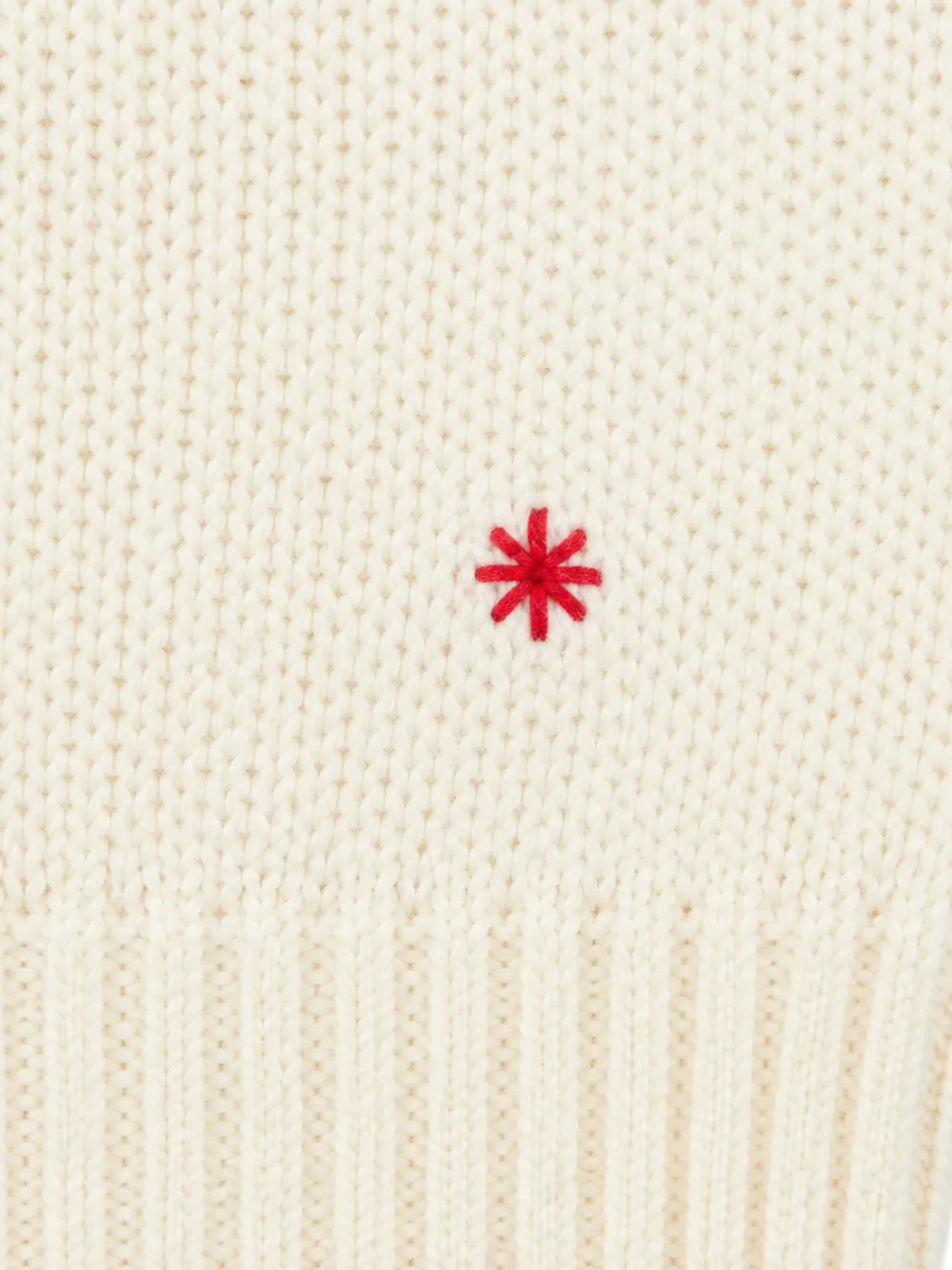 Manuel Ritz Kids colour-block star-embroidered sweater Beige