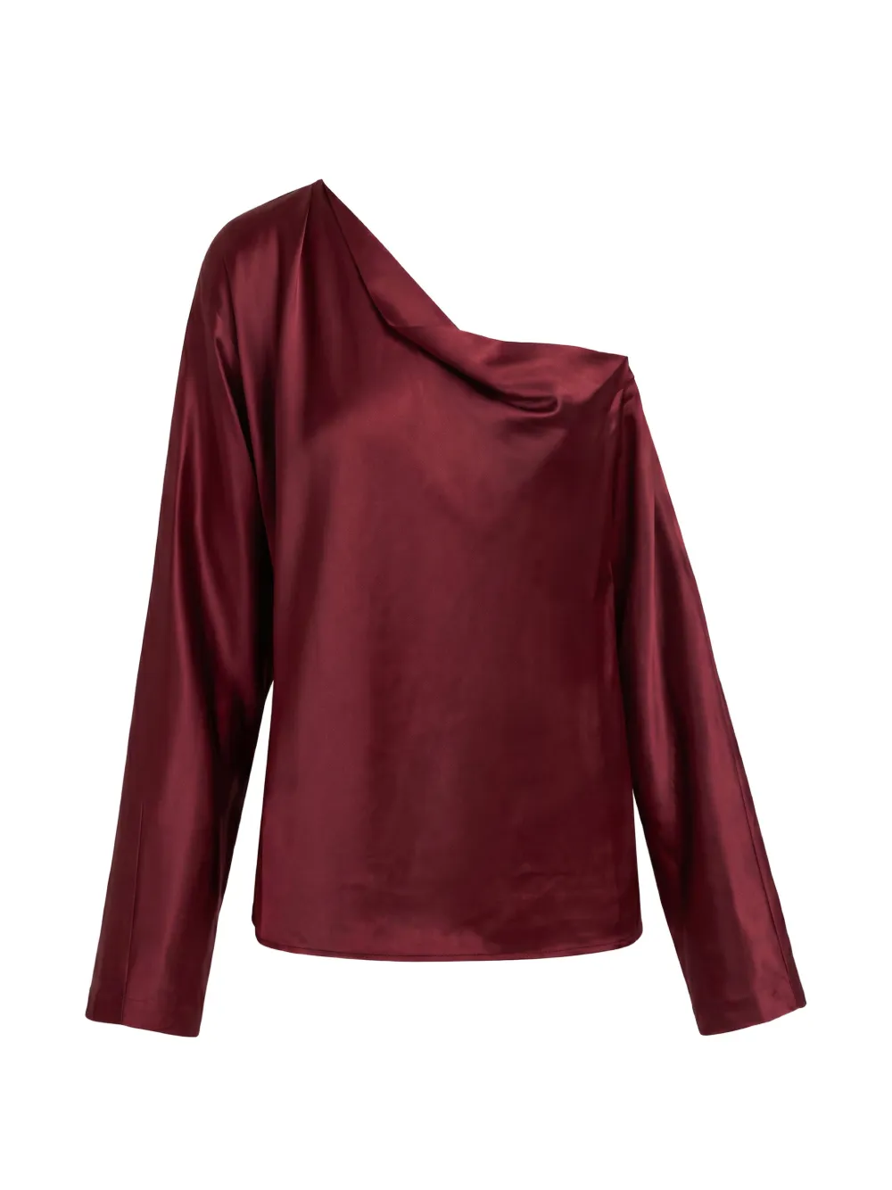 The Sei one-shoulder silk top