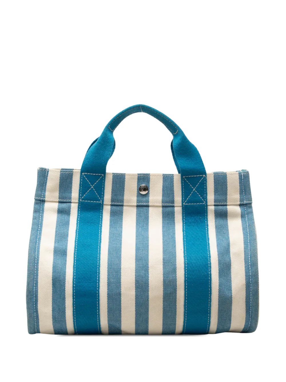 Hermès Pre-Owned 2000-2010 Toile Cannes PM tote bag - Bleu Hermès Pre-Owned 2000-2010 Toile Cannes PM tote bag - Bleu
