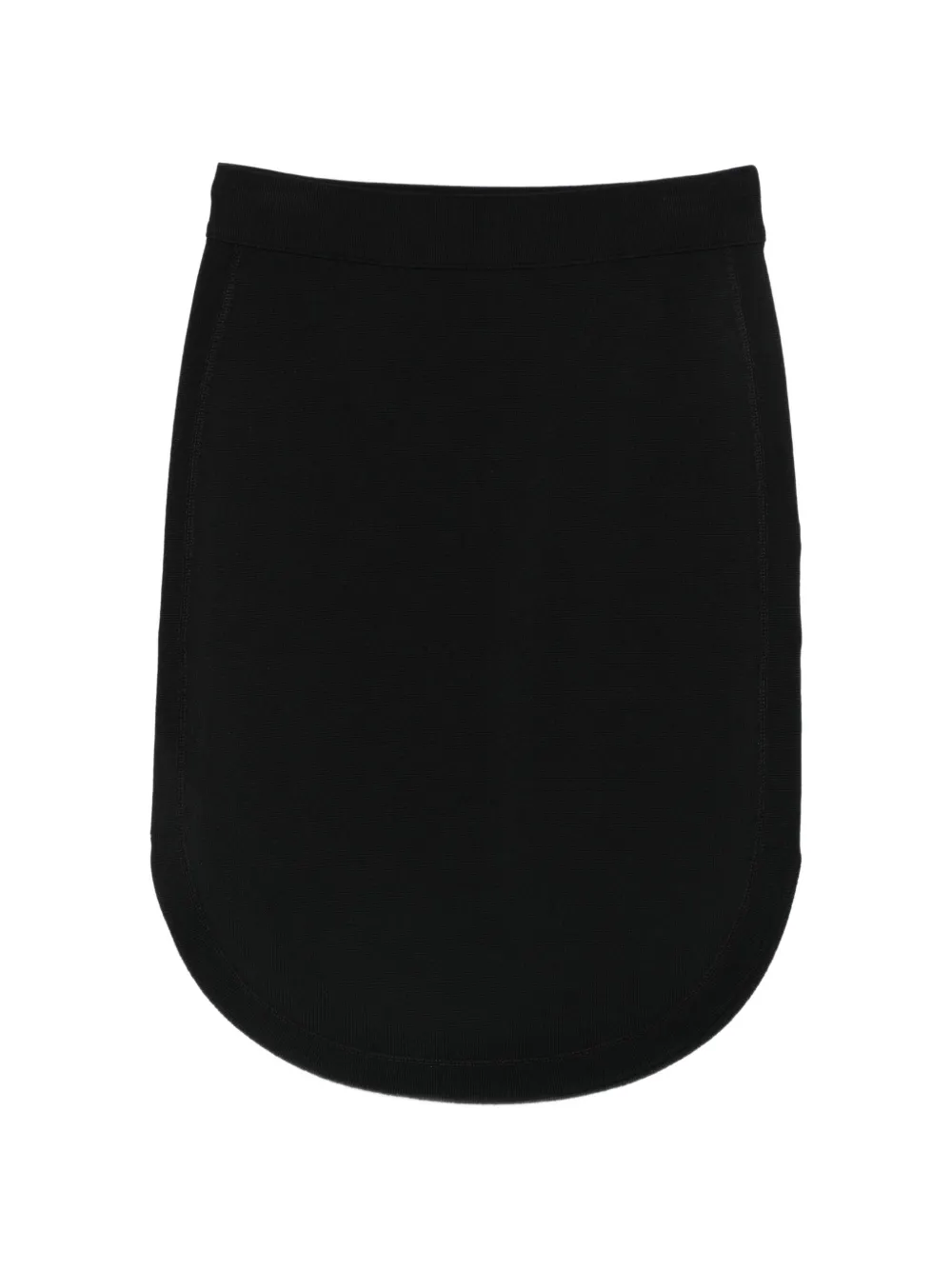 Givenchy Pre-Owned 2010s Rock mit abgerundetem Saum - Schwarz
