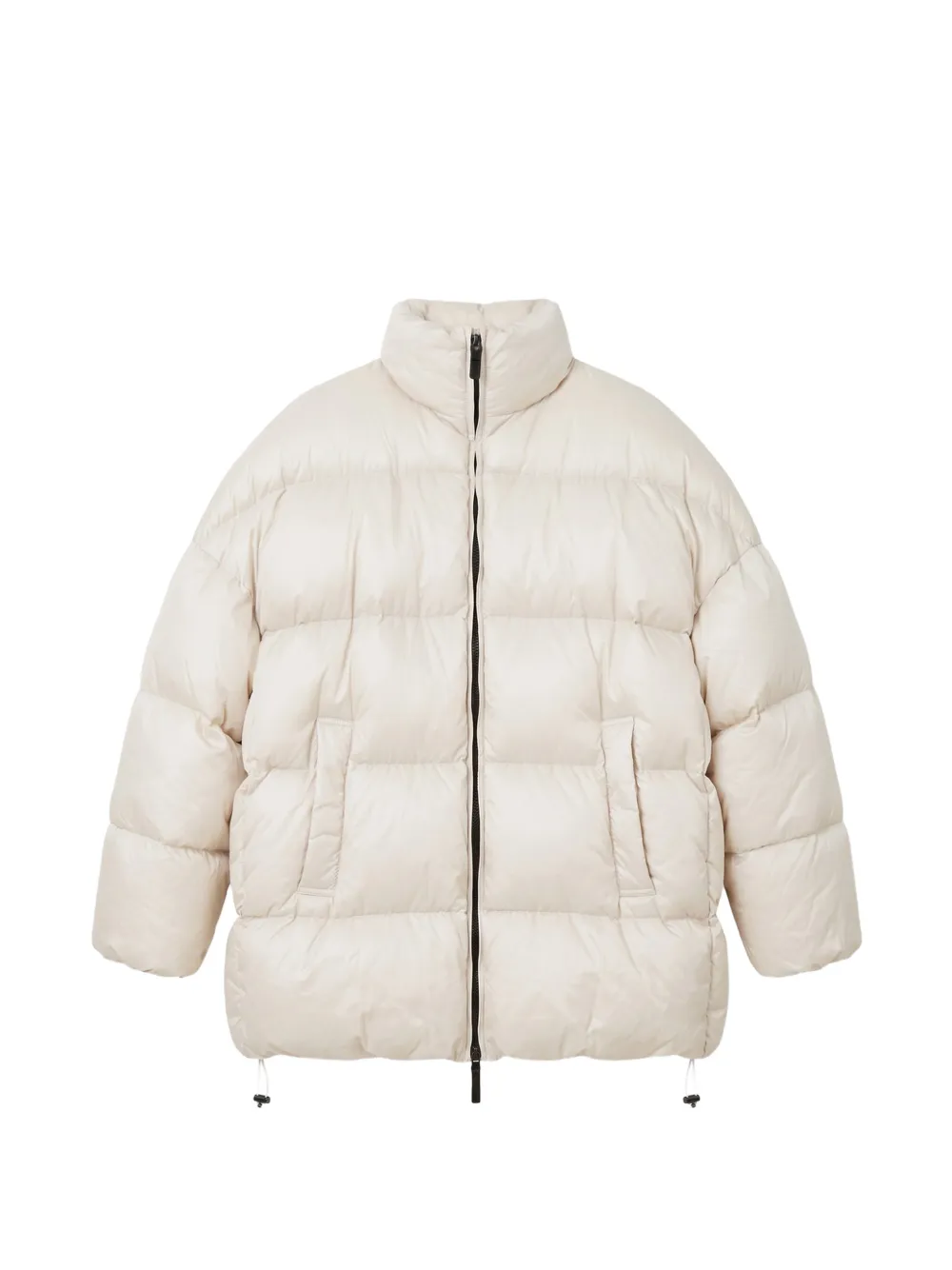 Max Mara quilted zip-up puffer jacket - Weiß