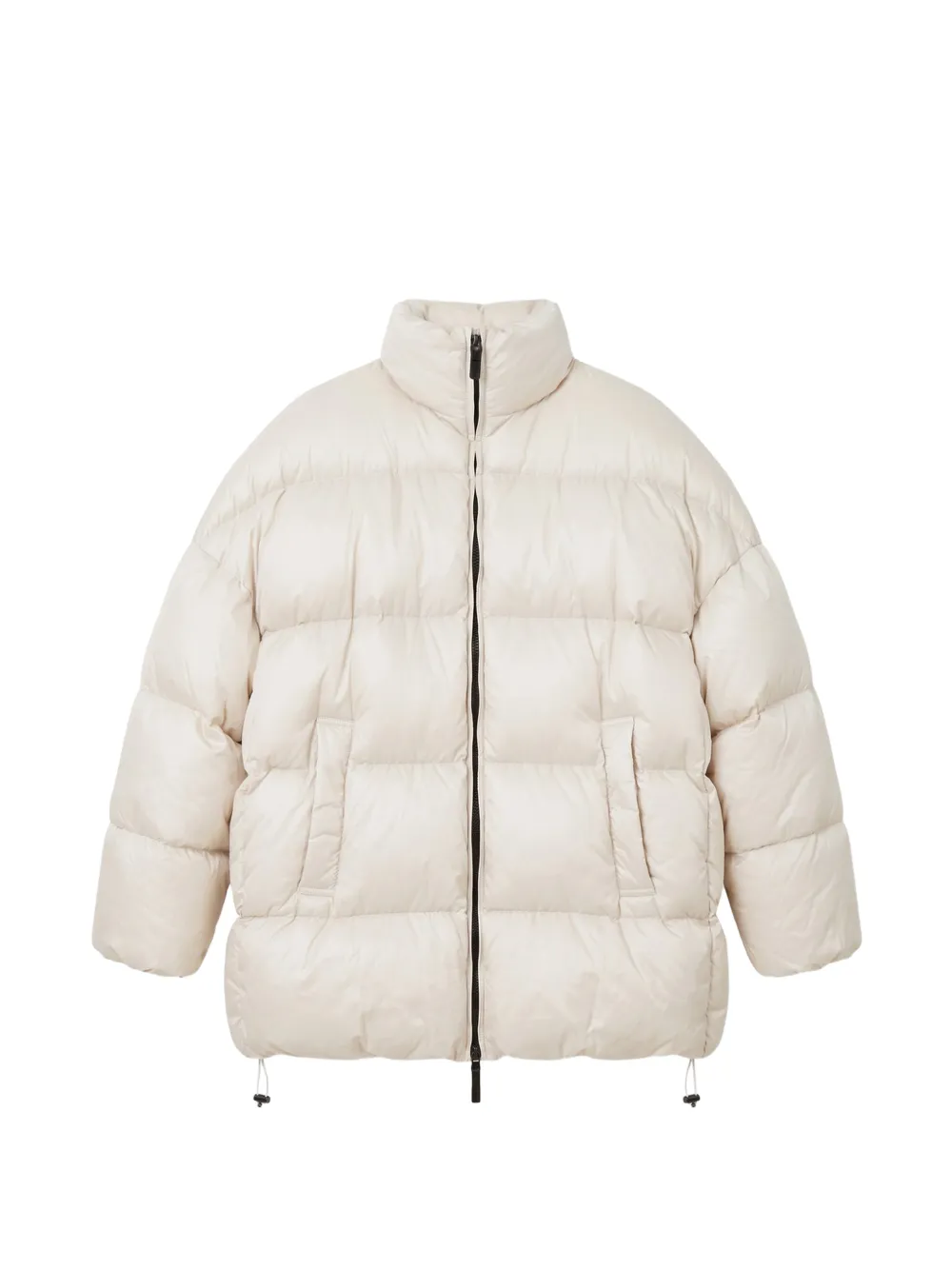 Max Mara quilted zip-up puffer jacket - Bianco