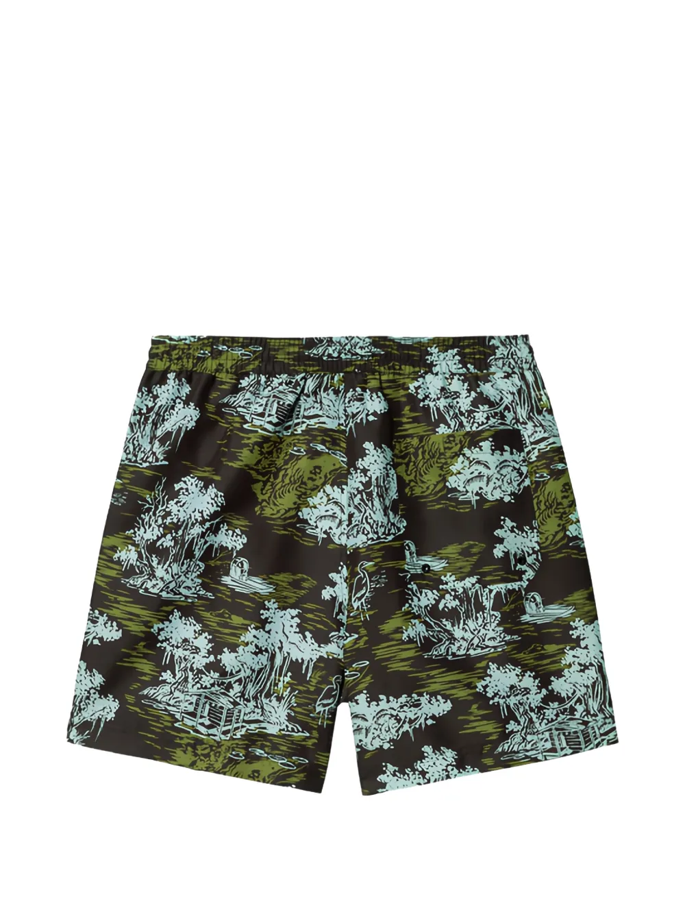 Carhartt WIP Slater zwembroek met grafische print Zwart