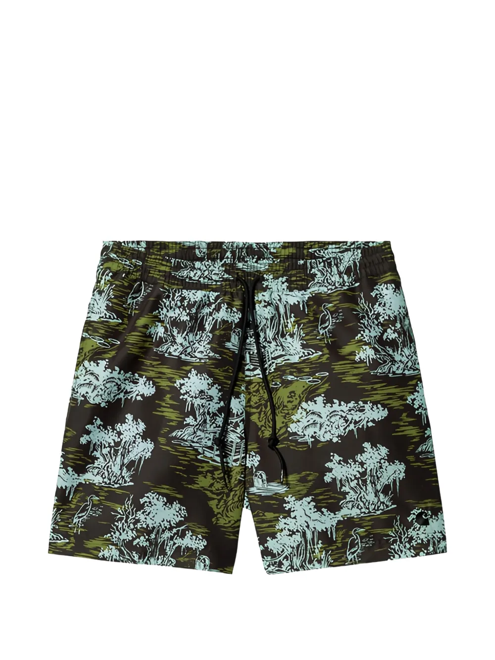 Carhartt WIP Slater graphic-print swim shorts - Nero