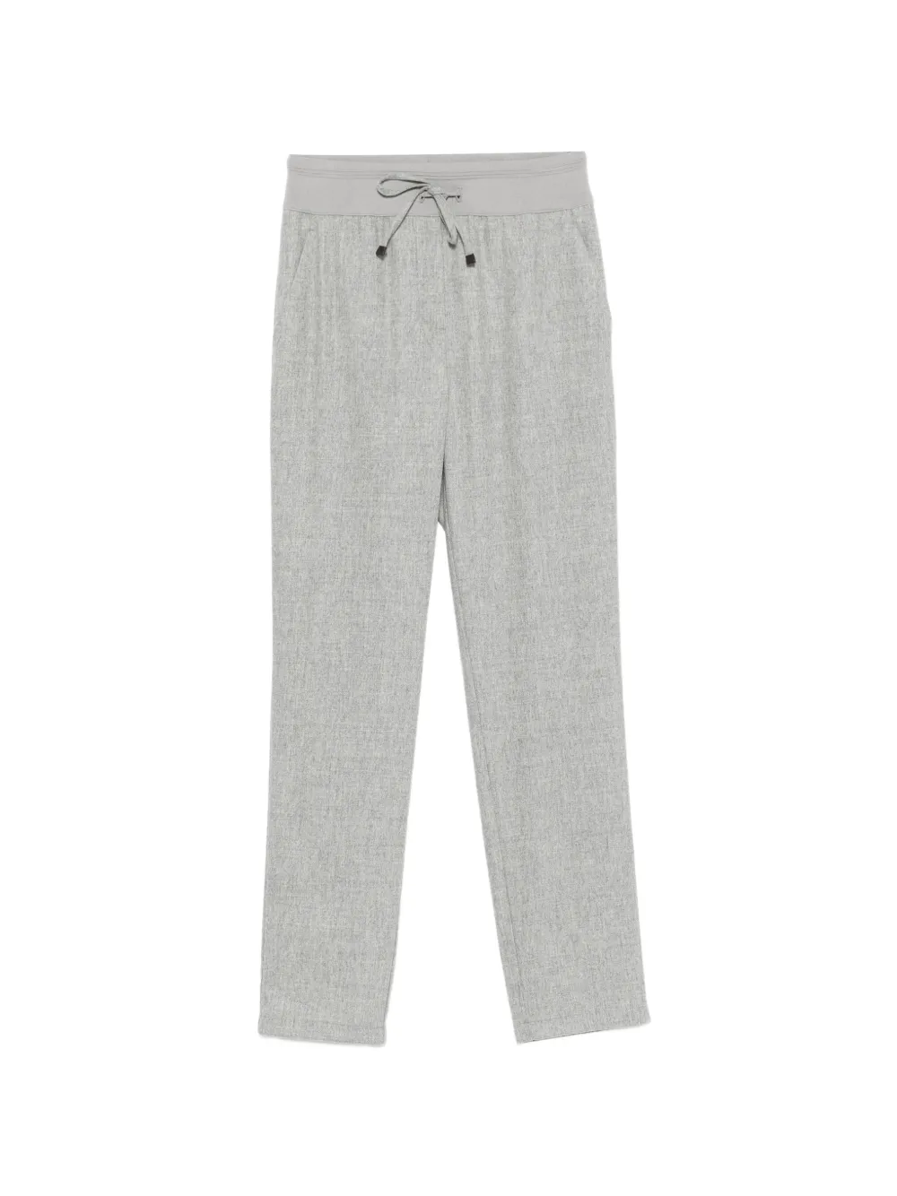 Lorena Antoniazzi drawstring-waistband tapered trousers Grijs