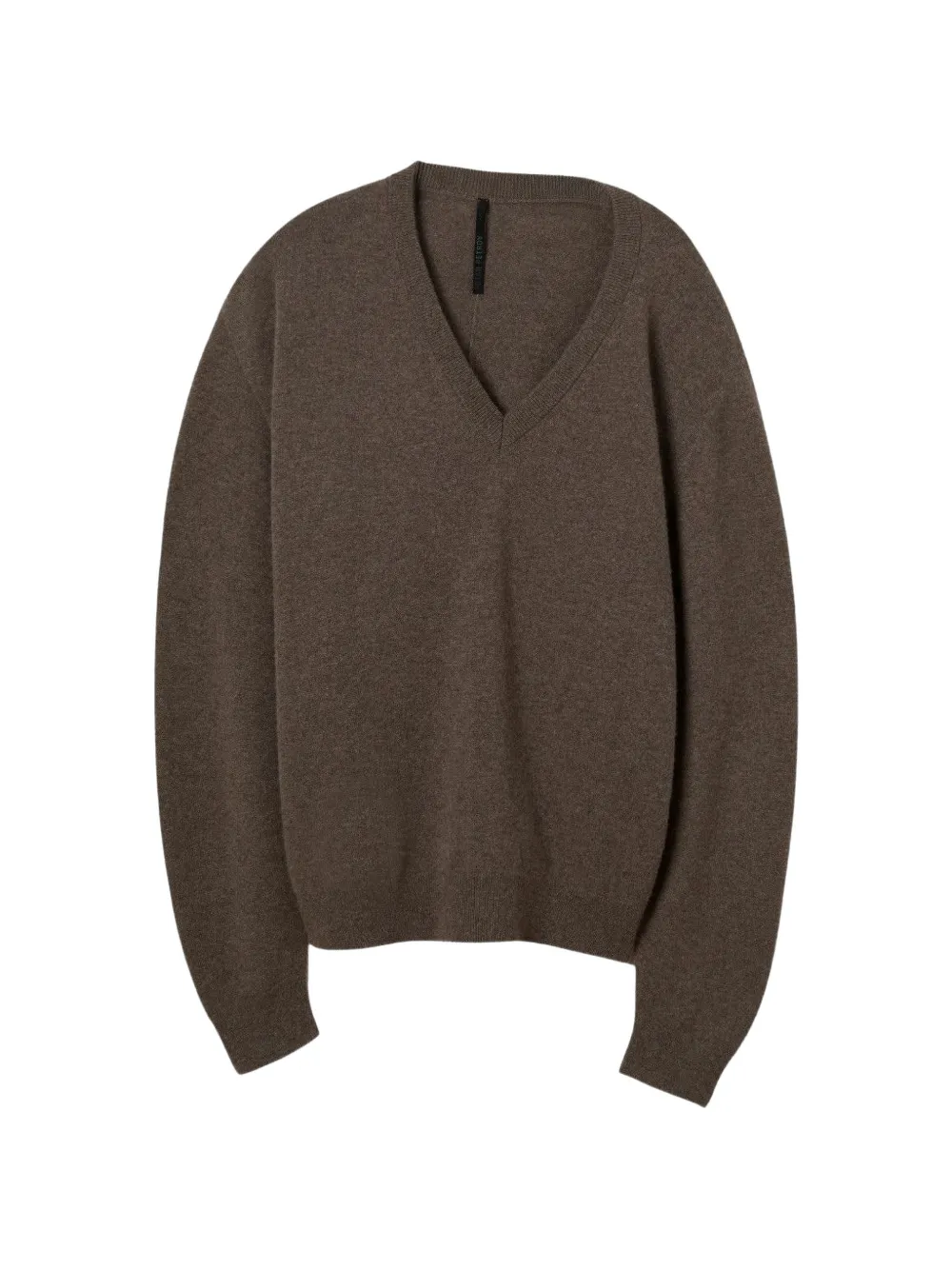 Petar Petrov Outlier V-neck dropped-shoulder sweater - Braun
