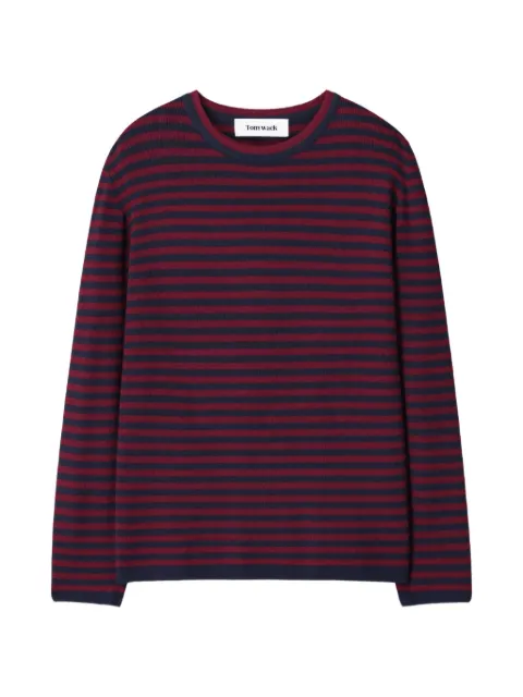 TONYWACK striped crew-neck sweater