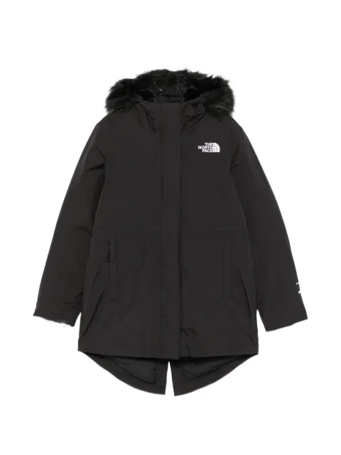 The North Face Kids faux-fur trim hooded coat