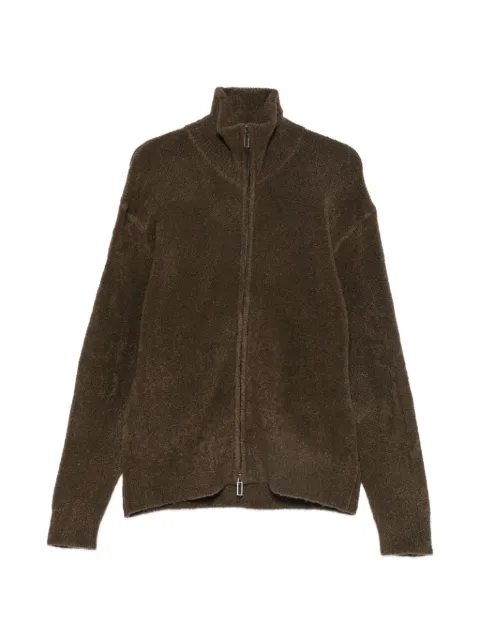 Paolo Pecora bouclé-knit zip-up cardigan